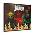 Javier Milei Space Marine in Davos Canvas Print