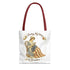 Sewing My Way to Freedom Tote Bag — Patriotic Quilter Gift