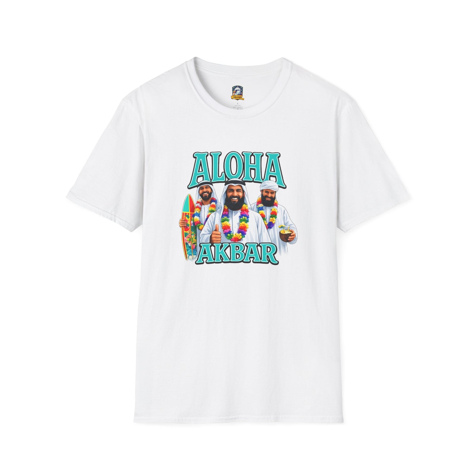Walton & Johnson — Aloha Akbar T-Shirt — Retro Tropical Graphic Tee