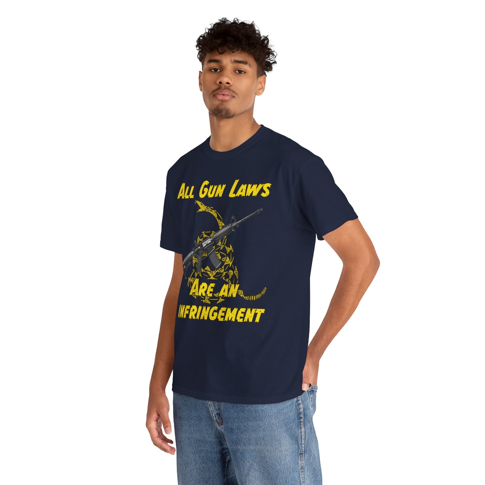 Judge Nap: All Gun Laws Are Infringements AR15 Gadsden T-Shirt