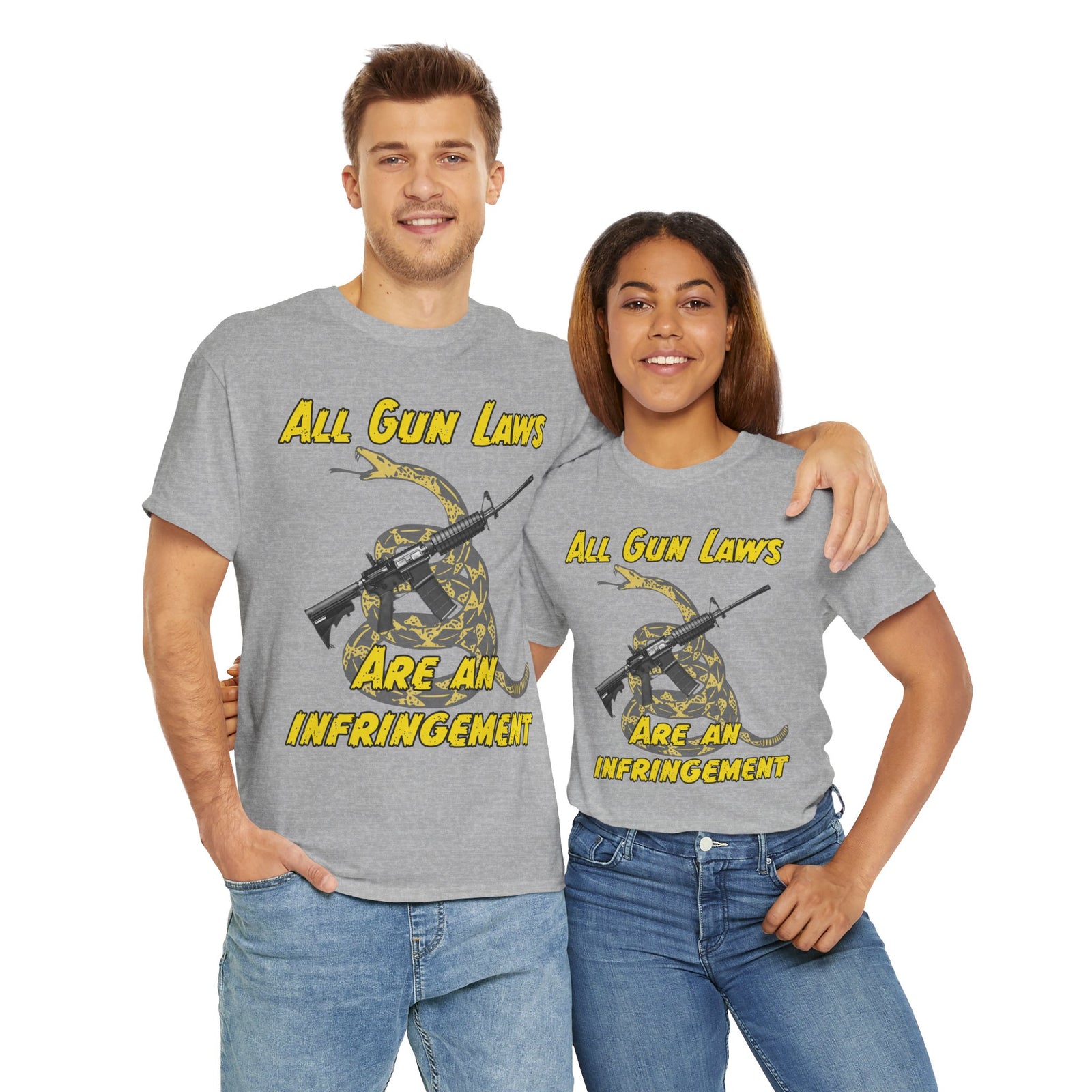 Judge Nap: All Gun Laws Are Infringements AR15 Gadsden T-Shirt