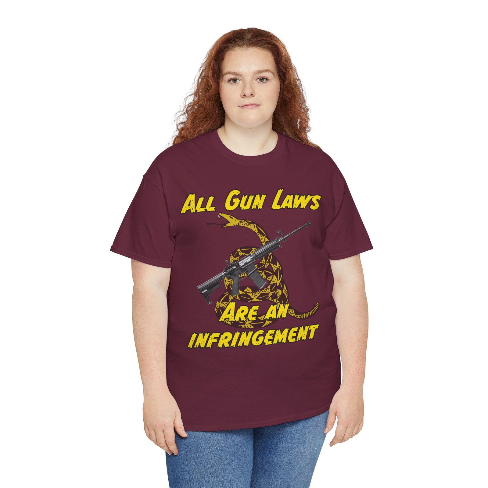 Judge Nap: All Gun Laws Are Infringements AR15 Gadsden T-Shirt