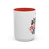 Accent Coffee Mug - "Party Like It's 1776" Patriotic Independence Day Mug