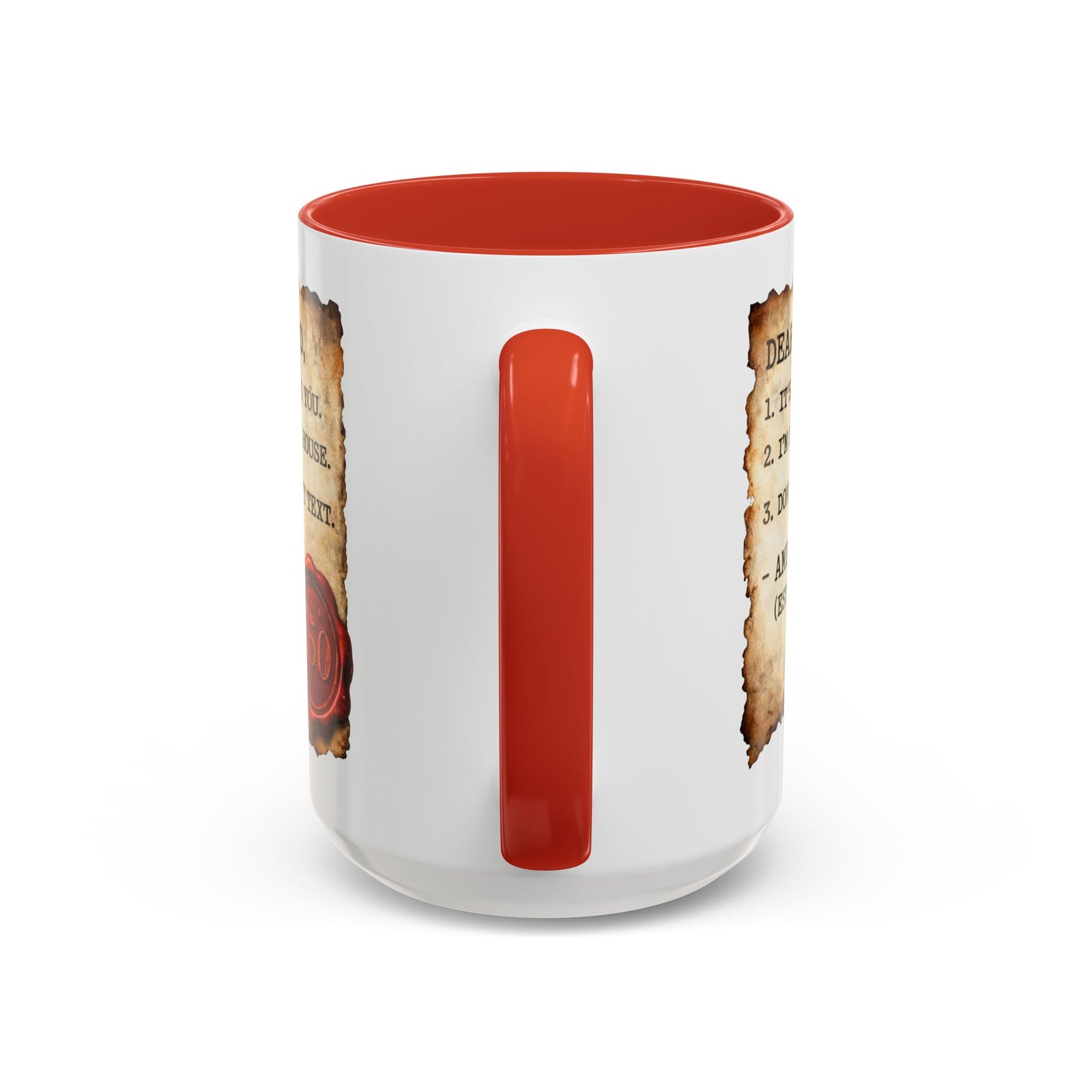 Walton & Johnson Dear England Funny 250th Anniversary Coffee Mug