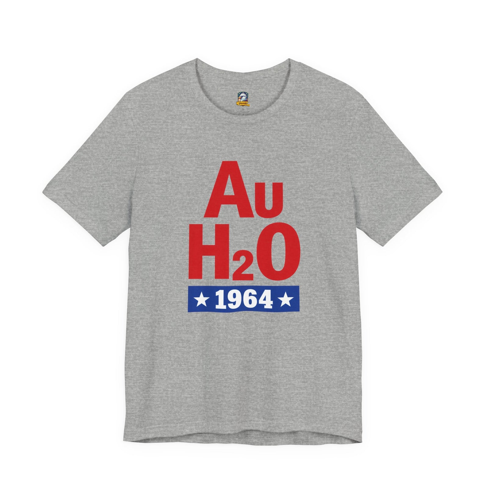 Au H2O 1964 Tee — Barry Goldwater Retro Chemistry Graphic T‑Shirt - 4LibertyShop.com