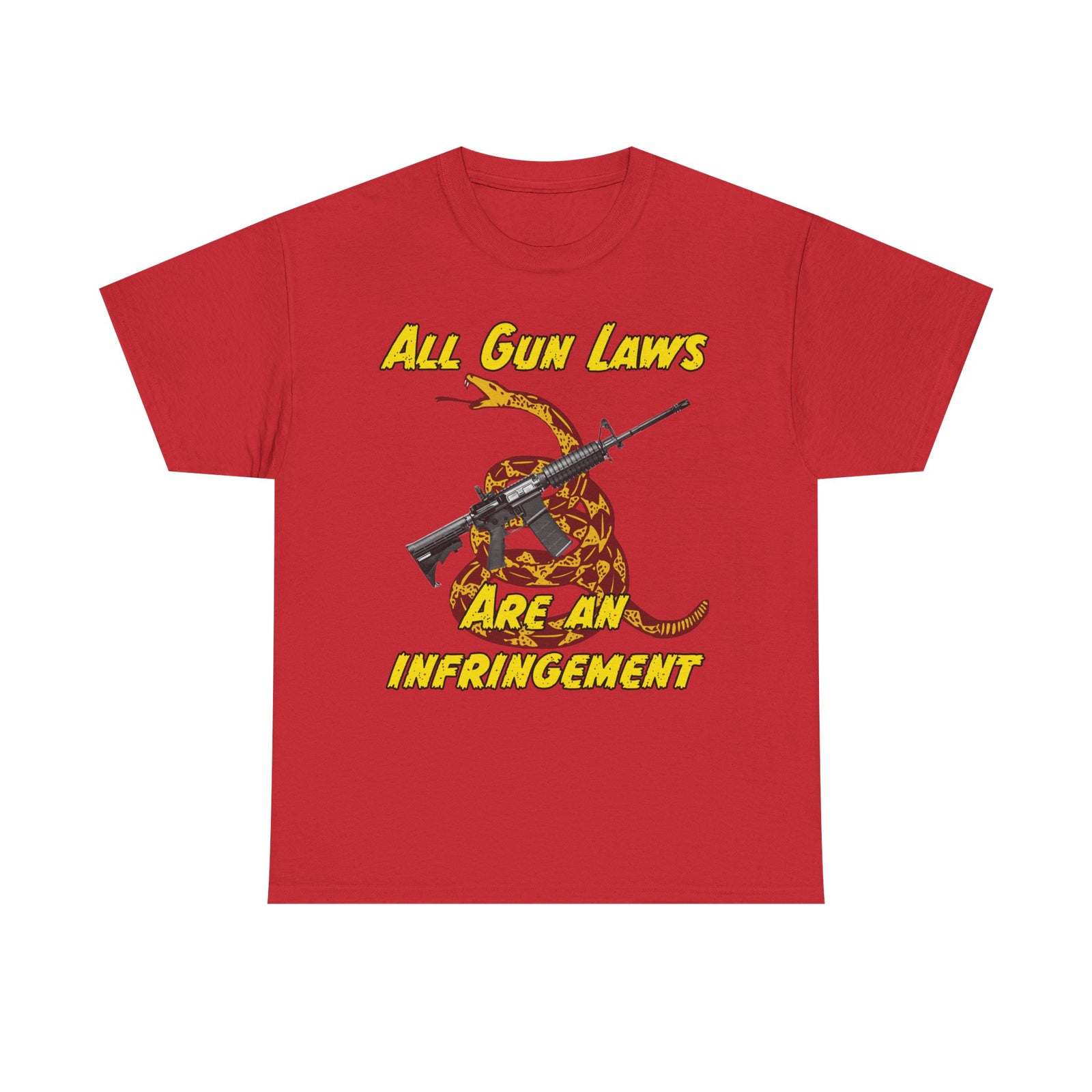 Judge Nap: All Gun Laws Are Infringements AR15 Gadsden T-Shirt