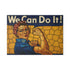 Stained Glass Rosie the Riveter Glass Cutting Board - Premium Patriotic Kitchen Decor