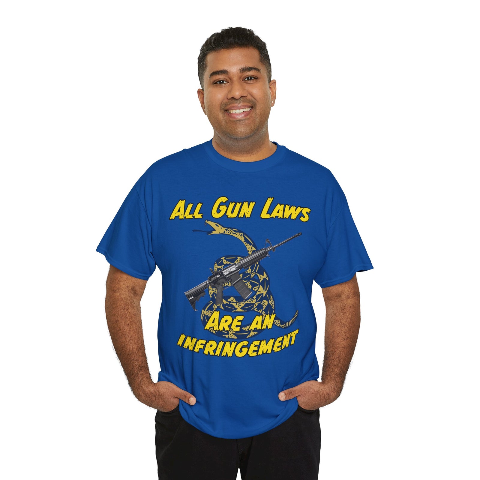 Judge Nap: All Gun Laws Are Infringements AR15 Gadsden T-Shirt