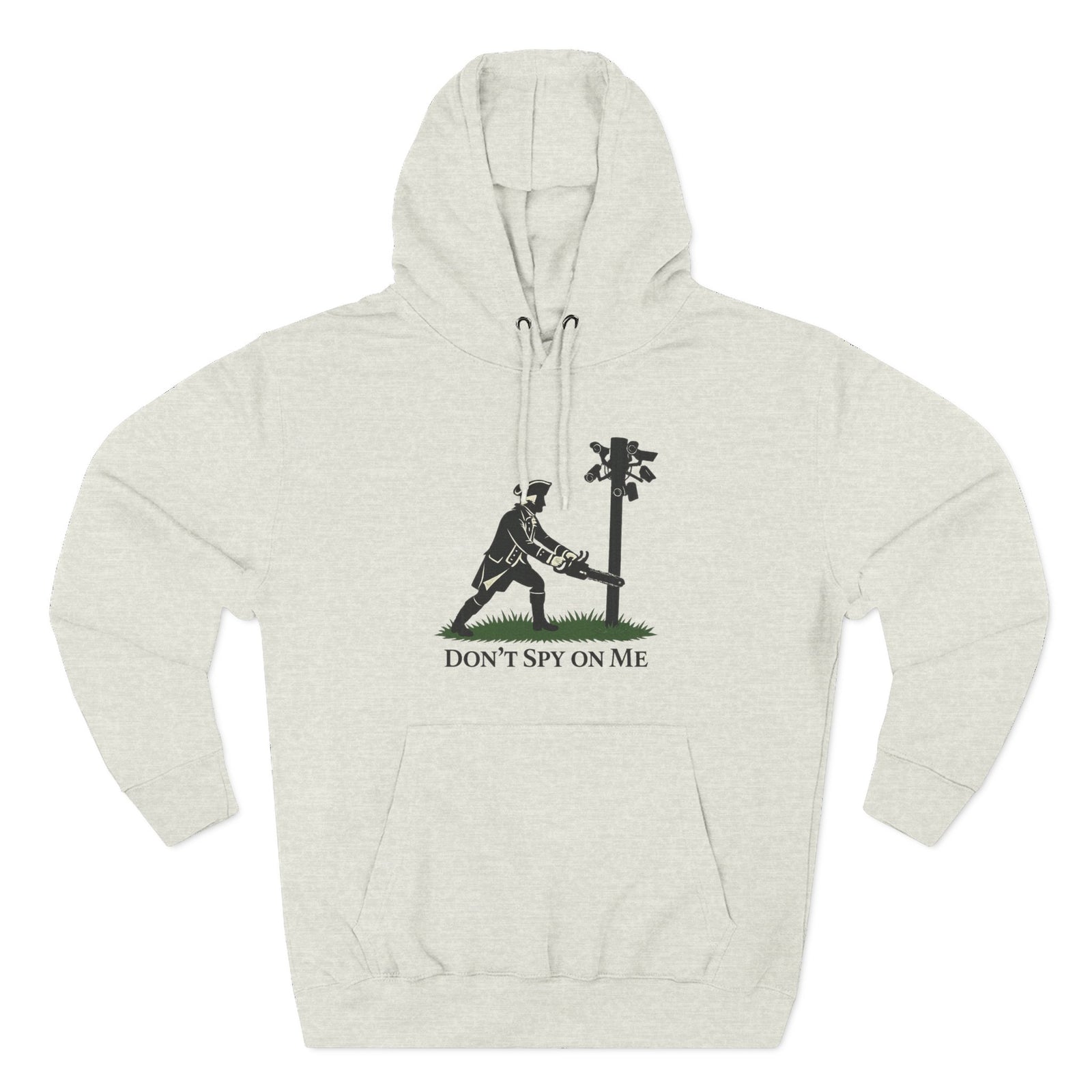 Don't Spy On Me Hoodie — Anti-Surveillance Patriot Liberty Fleece Pullover - 4LibertyShop.com