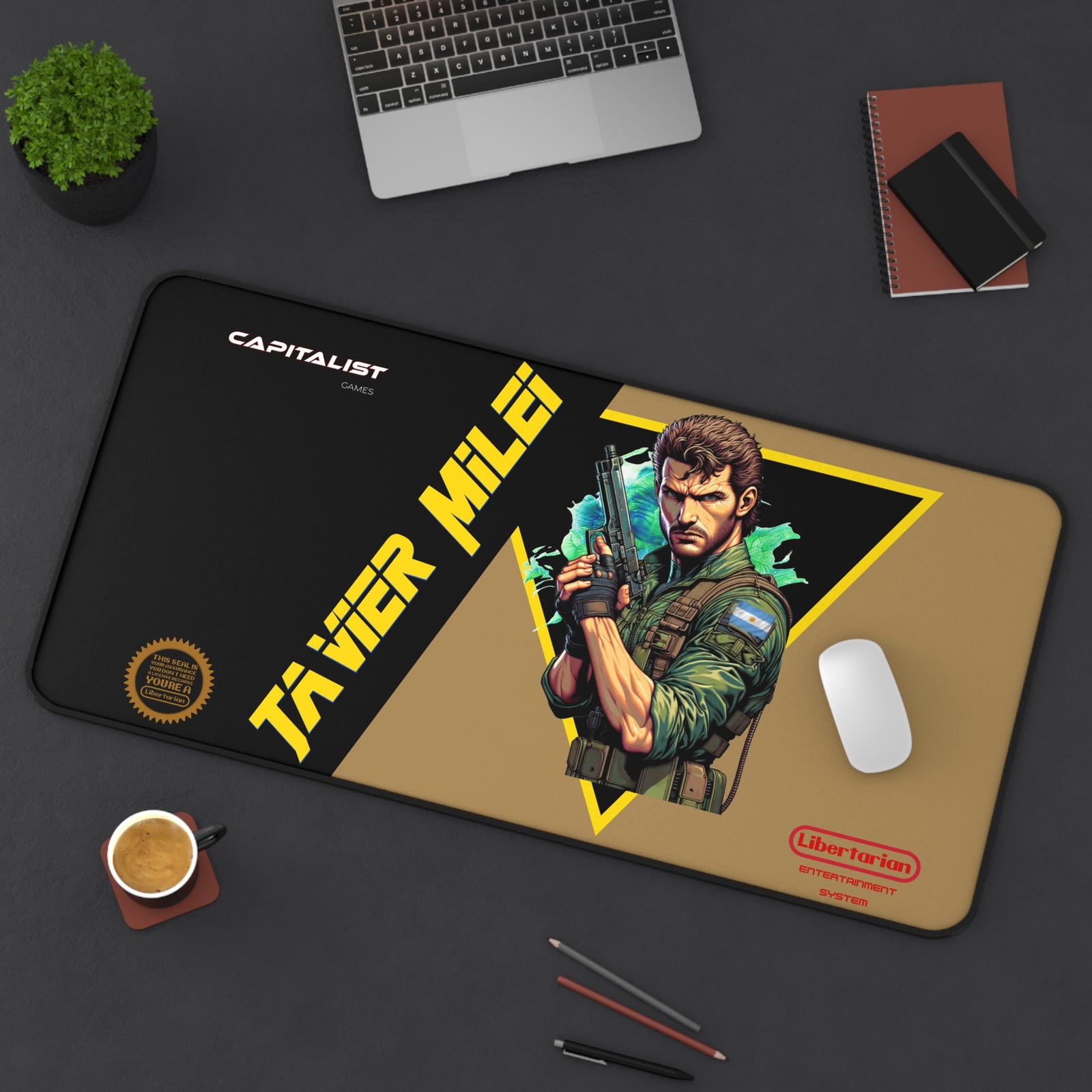 Javier Milei: Capitalist Commando Desk Mat