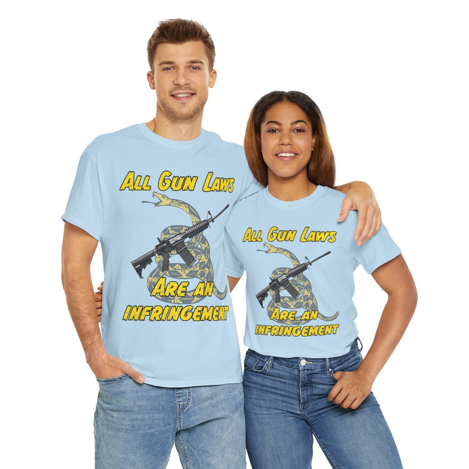 Judge Nap: All Gun Laws Are Infringements AR15 Gadsden T-Shirt