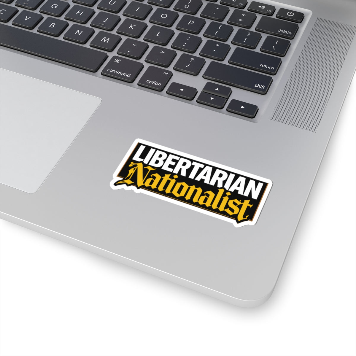 Libertarian Nationalist Sticker — Political Laptop Decal