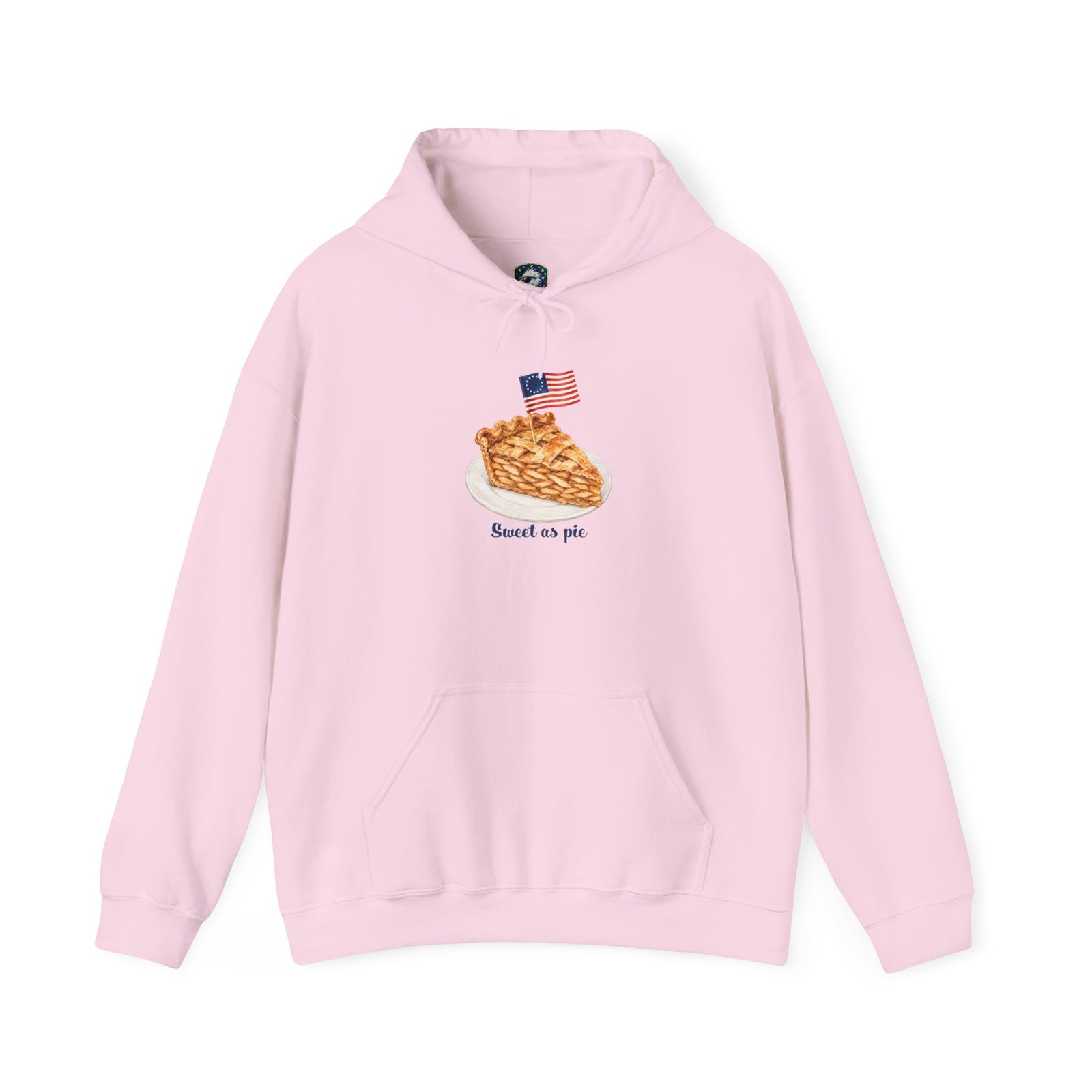 American Pie Hoodie — 'Sweet as Pie' Betsy Ross Flag Slice Graphic Sweatshirt