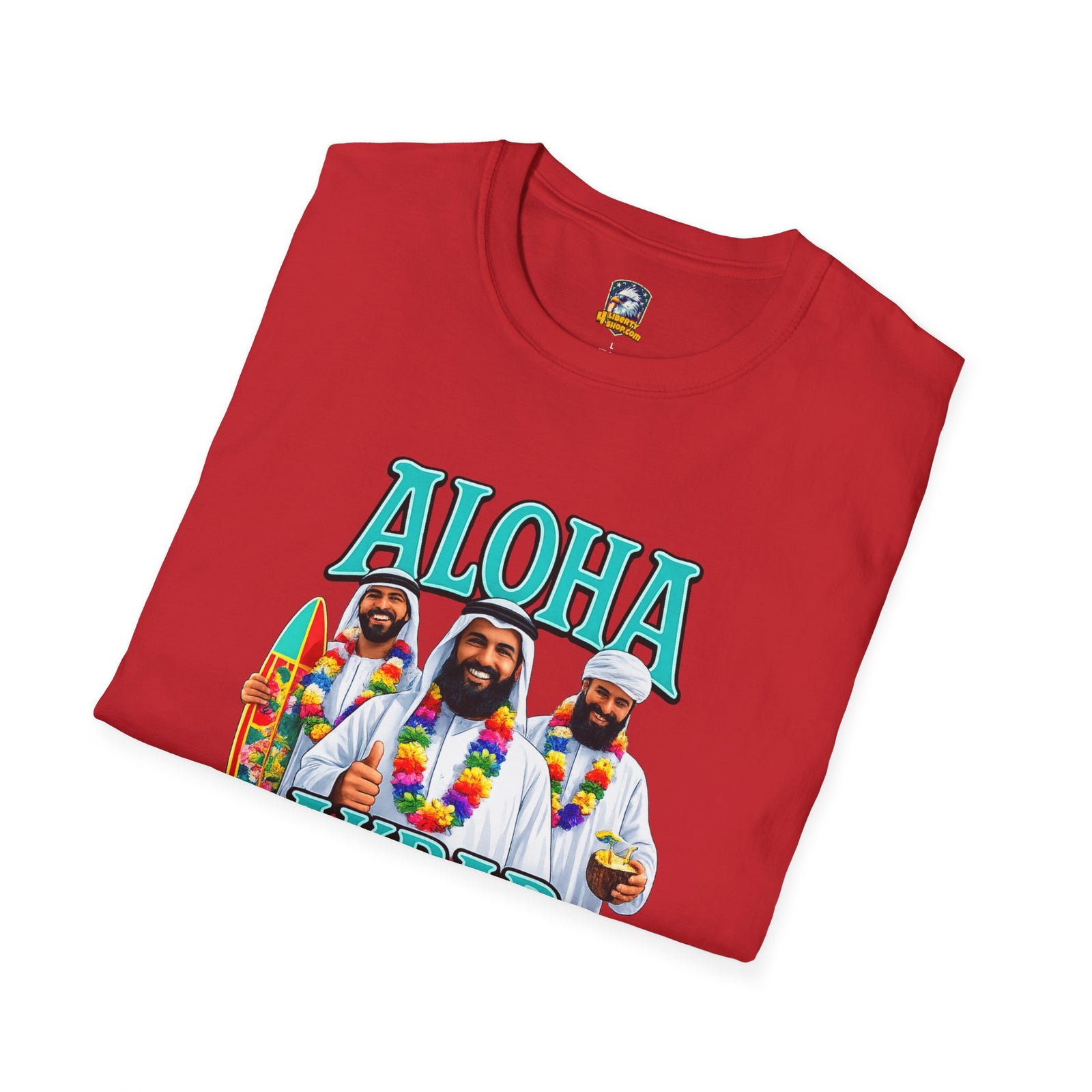 Walton & Johnson — Aloha Akbar T-Shirt — Retro Tropical Graphic Tee
