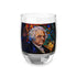 John Adams Stained Glass Whiskey Glass - Founding Fathers Barware