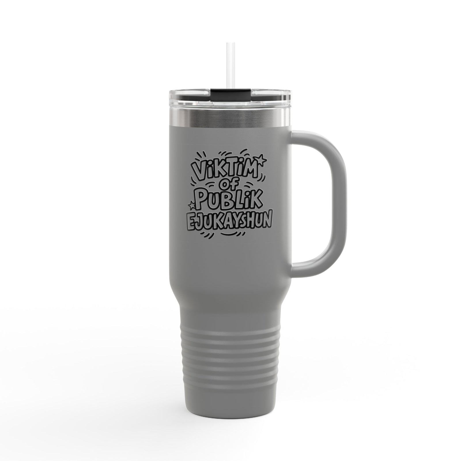 Walton & Johnson: Publik Ejukayshun Tumbler, 40oz
