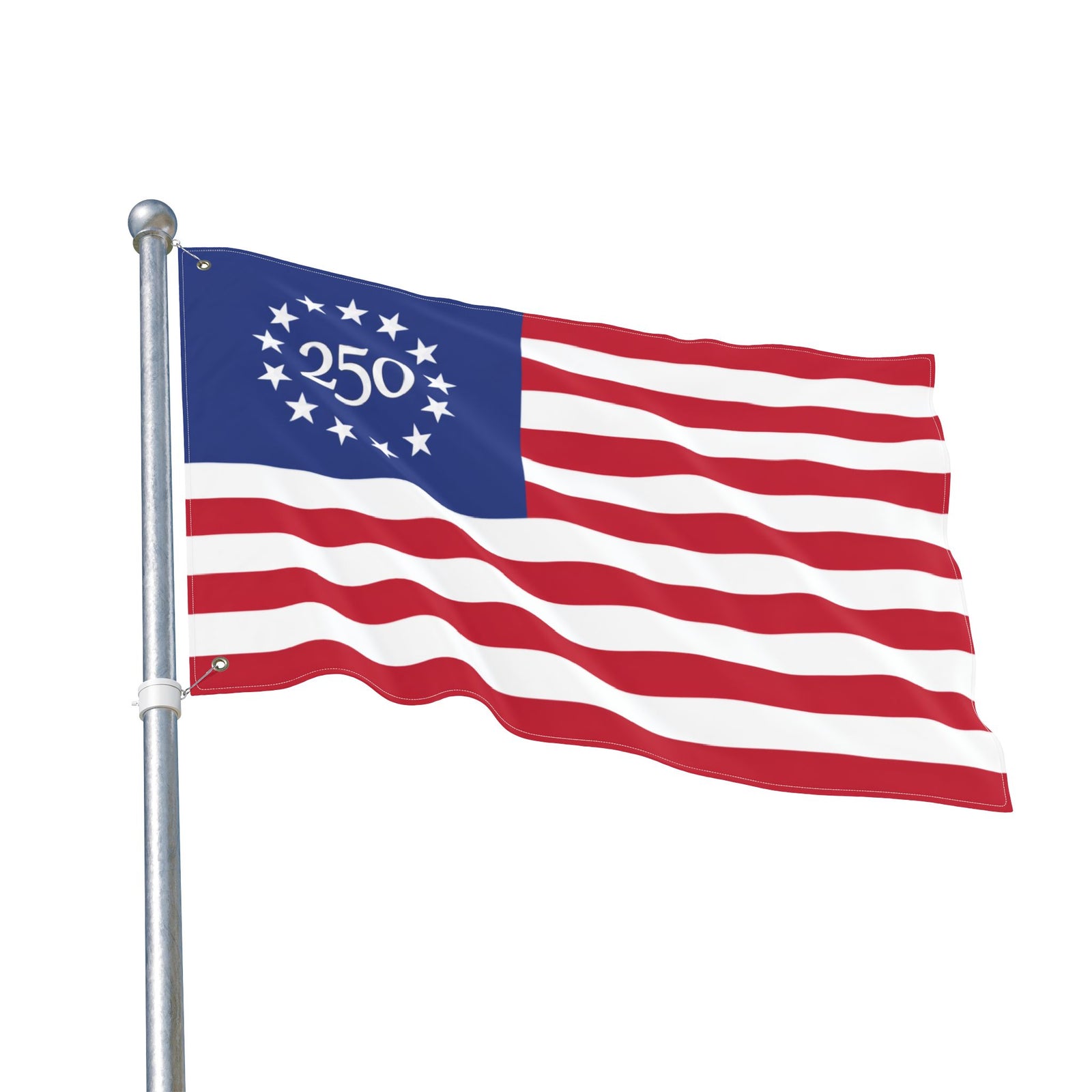 250th Anniversary Double-Sided American Flag