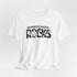 Homeschool Workshop: Homeschool Rocks T-Shirt – Retro Floral 'Homeschool Rocks' Tee for Homeschooling Parents & Teachers