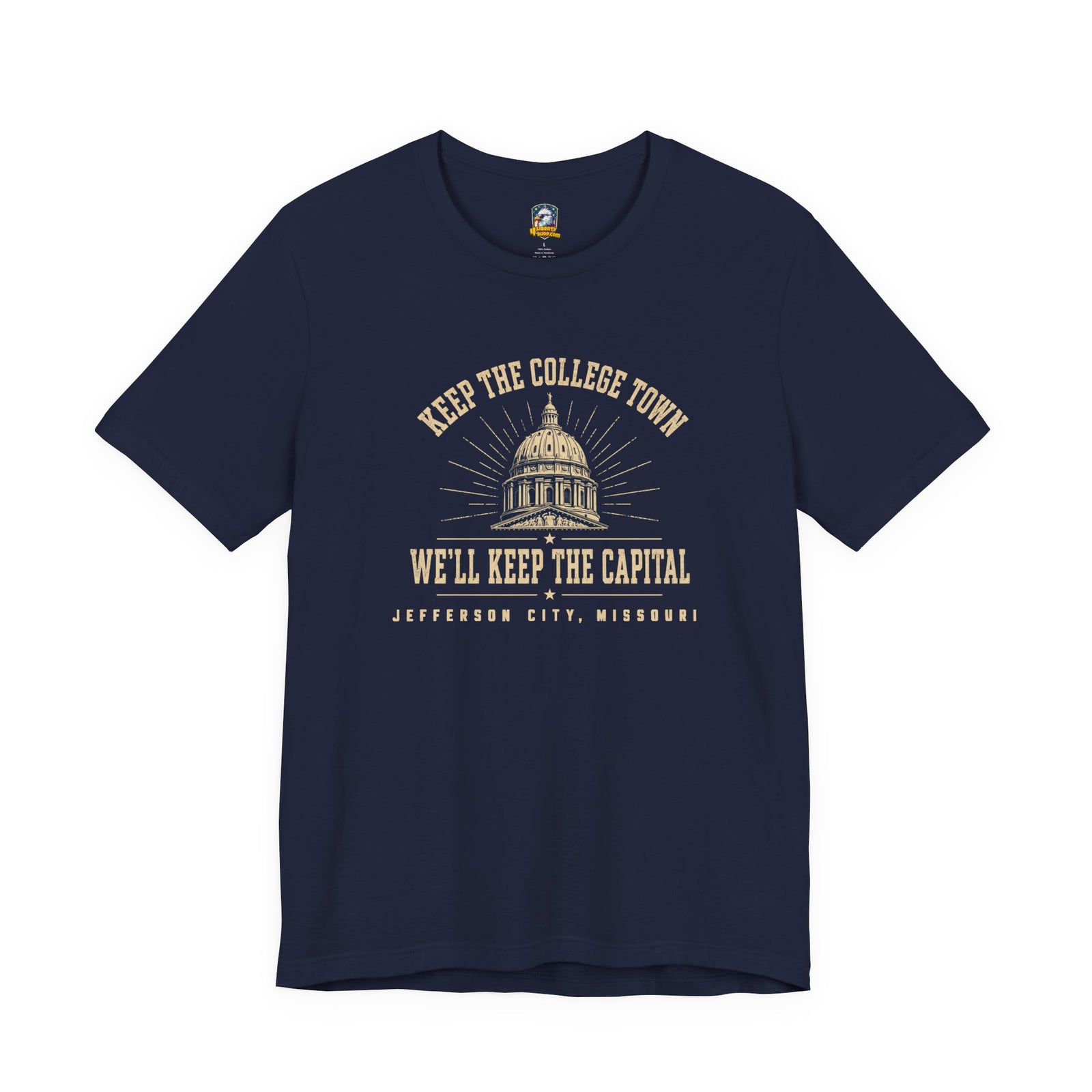 Wake Up Jeff City: Keep The College Town T-Shirt - 4LibertyShop.com