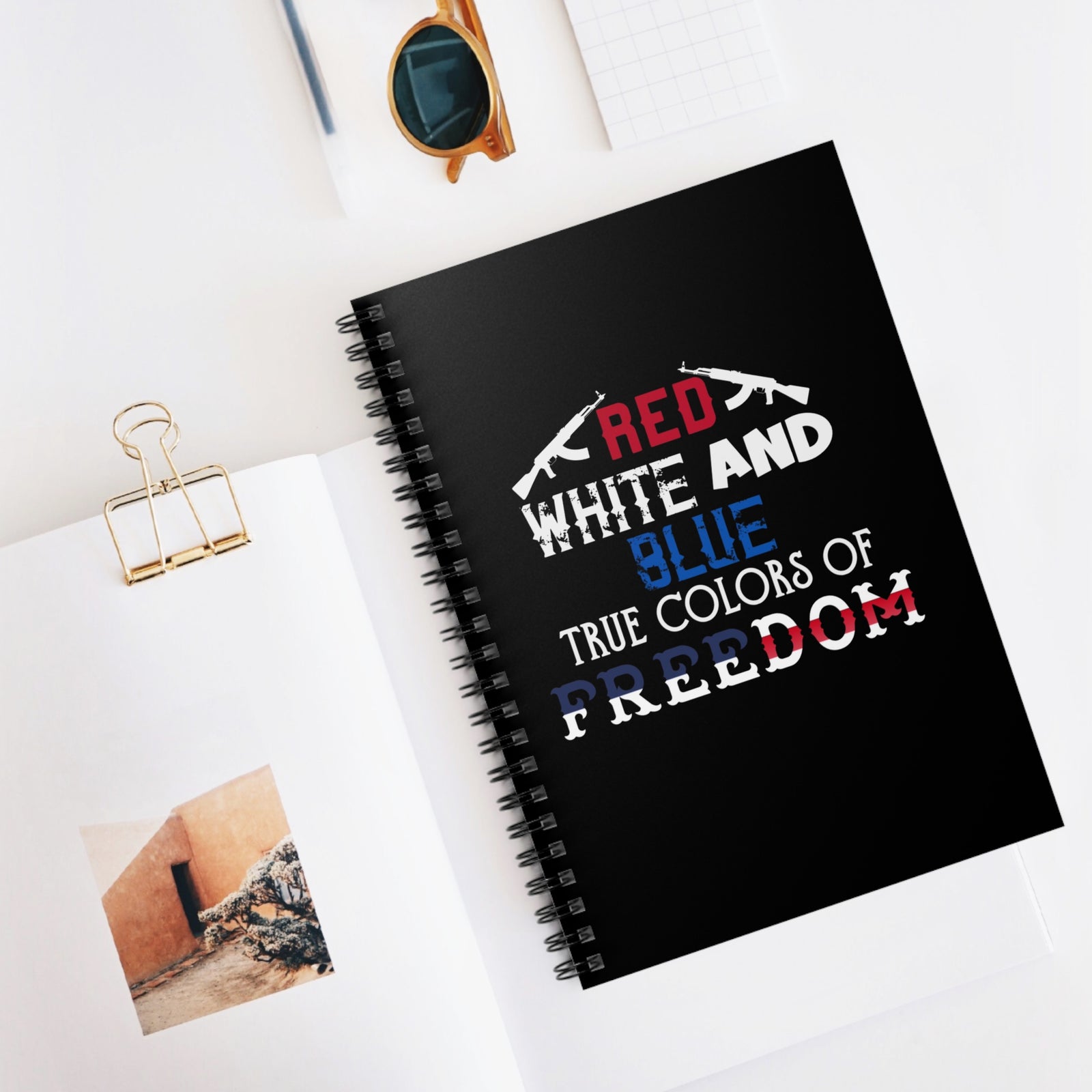 Walton & Johnson: True Colors of Freedom Notebook