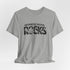 Homeschool Workshop: Homeschool Rocks T-Shirt – Retro Floral 'Homeschool Rocks' Tee for Homeschooling Parents & Teachers