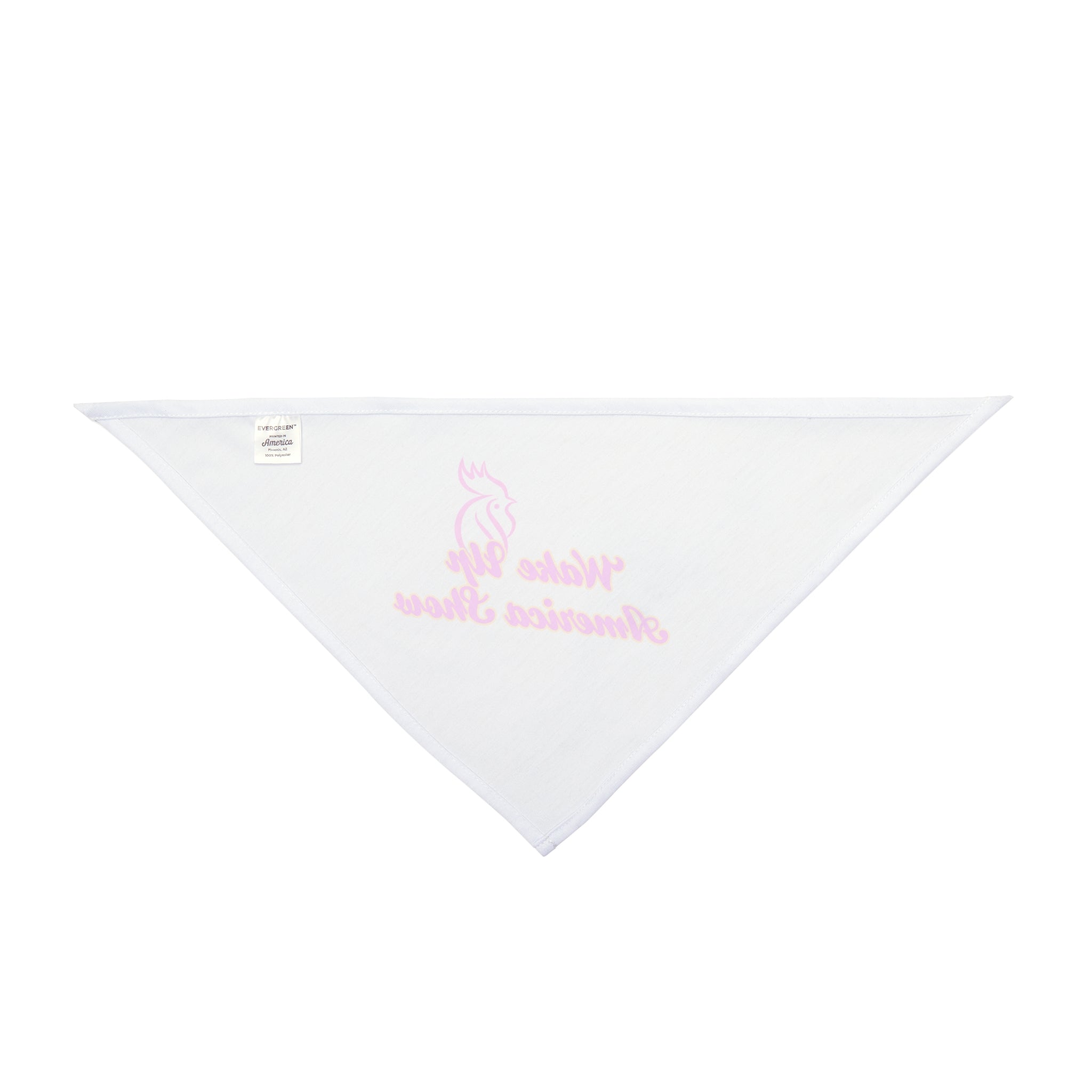 Wake Up America Show Pet Bandana Version 2