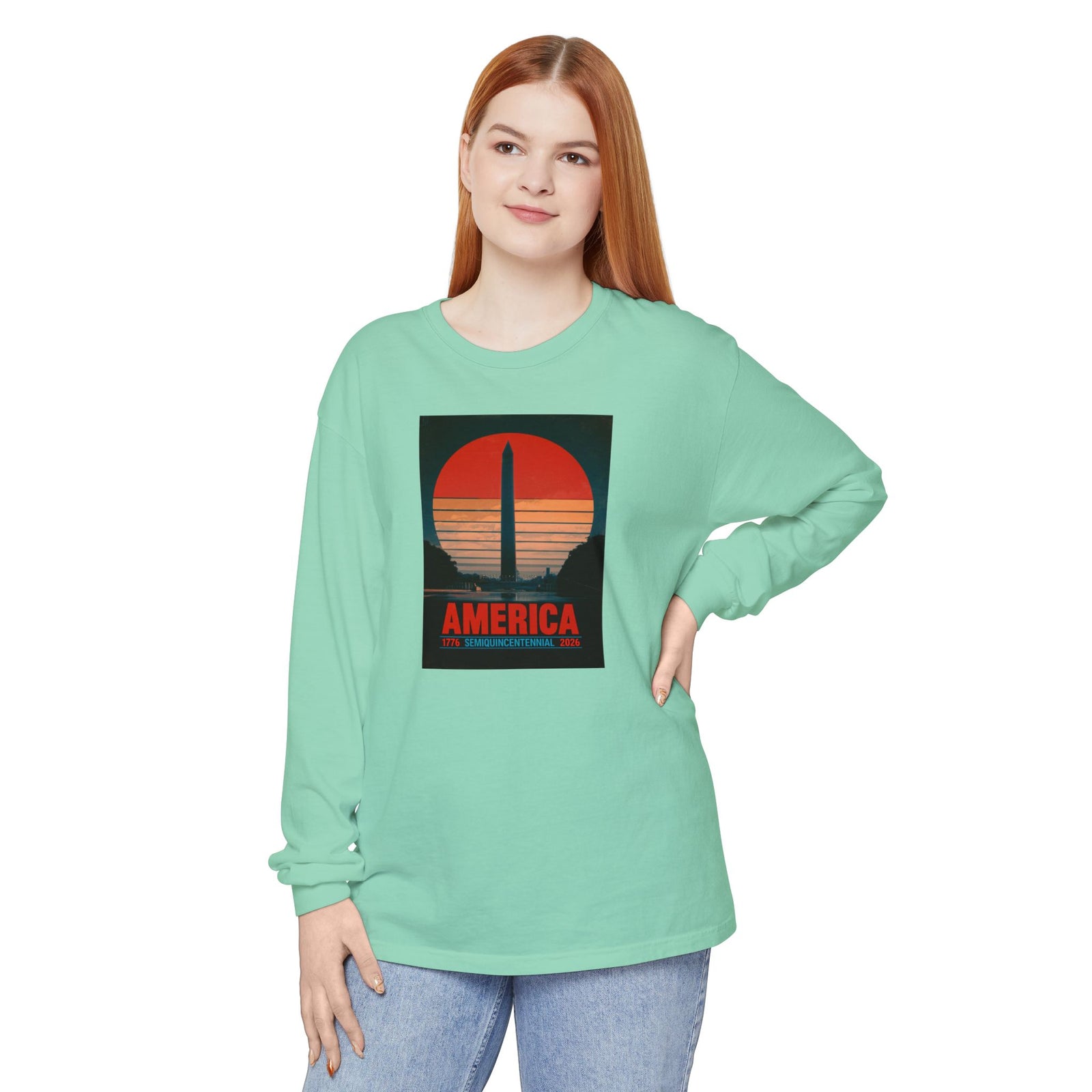 America 1776–2026 Semiquincentennial Long Sleeve T-Shirt