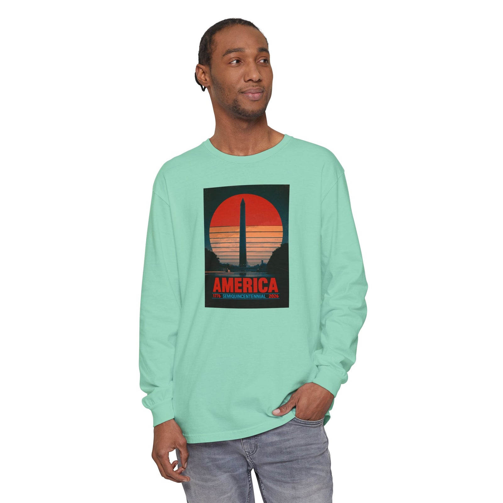 America 1776–2026 Semiquincentennial Long Sleeve T-Shirt
