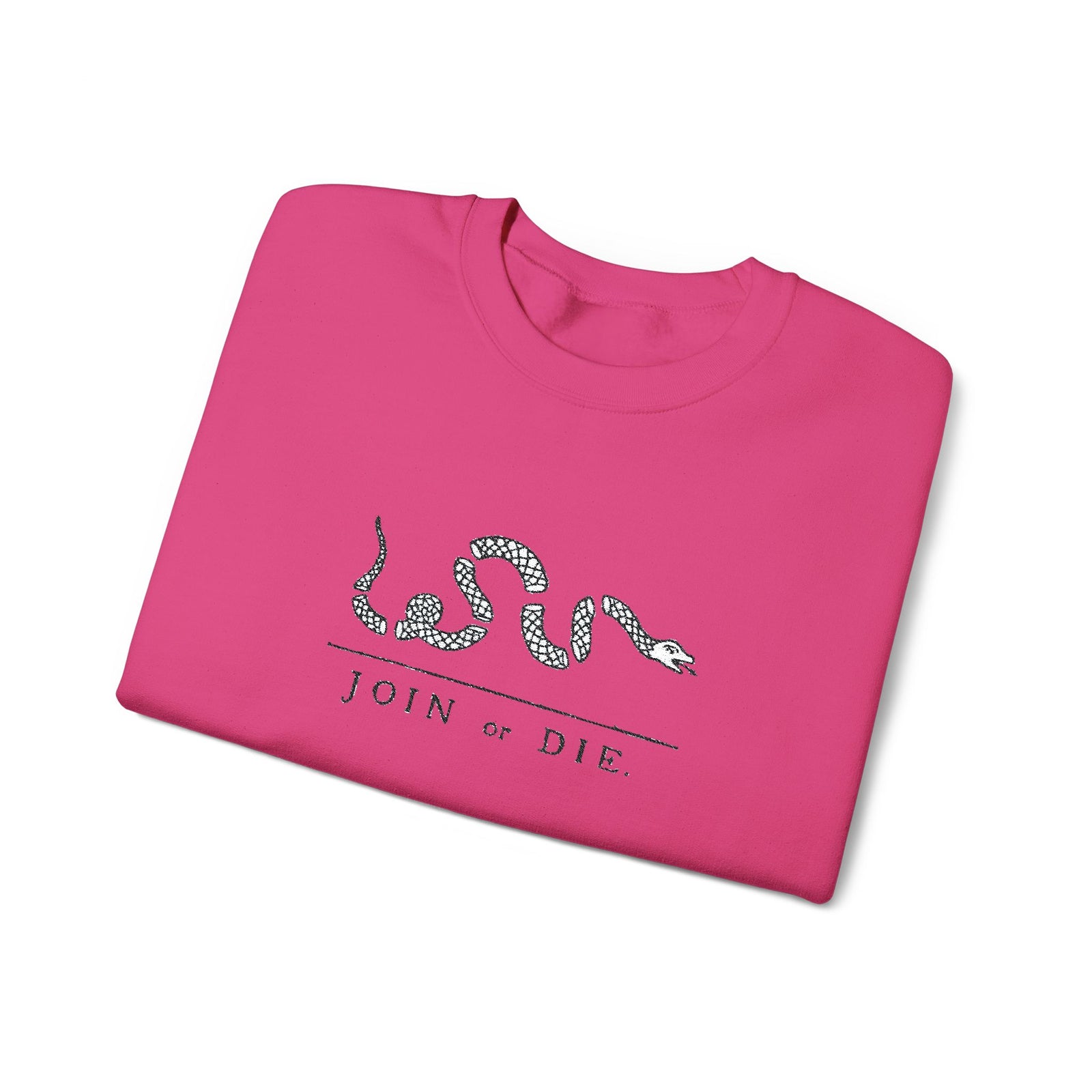 Join or Die Embroidered Sweatshirt