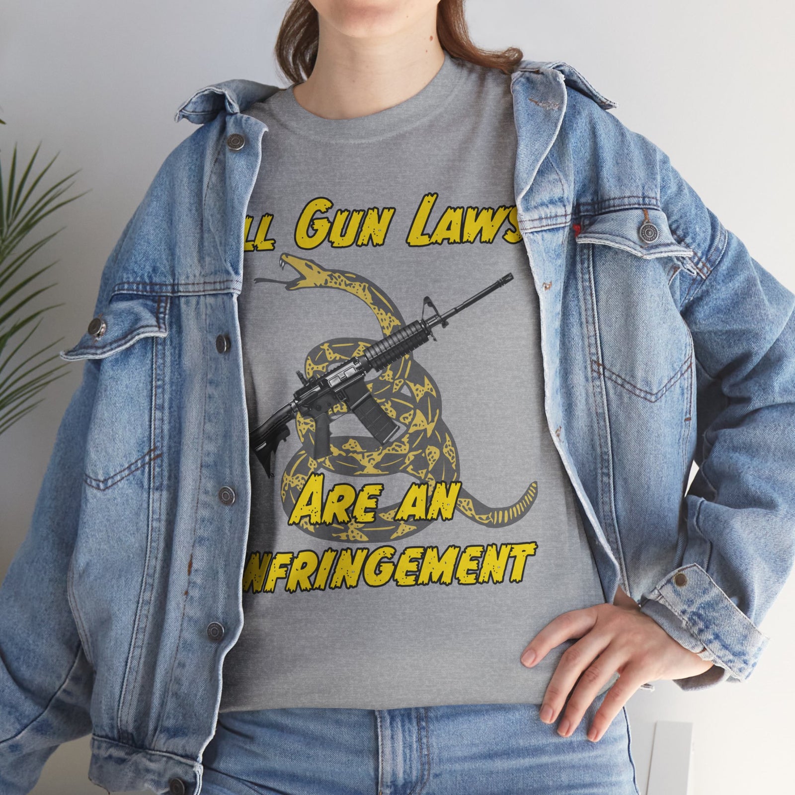 Judge Nap: All Gun Laws Are Infringements AR15 Gadsden T-Shirt