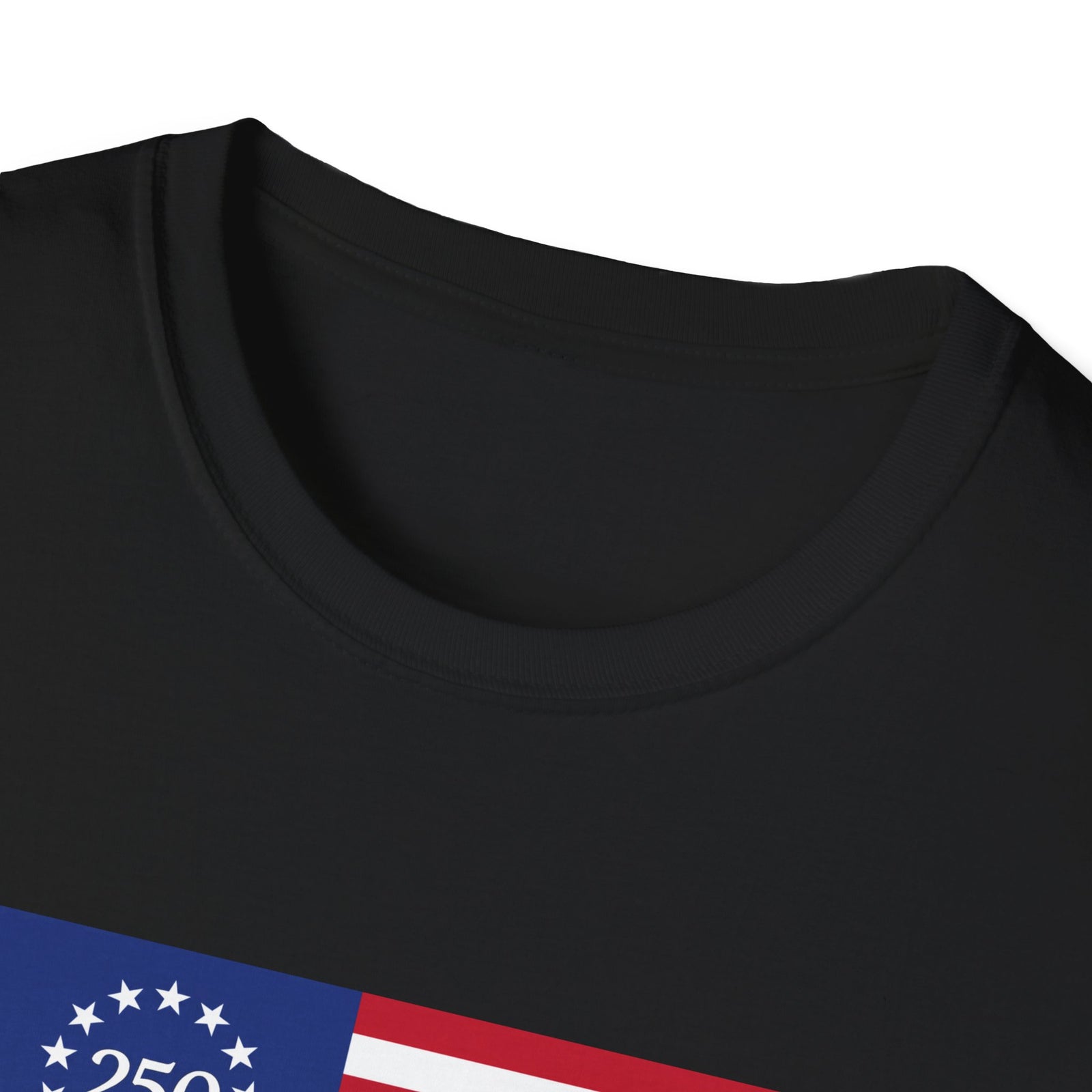 Liberty 250 Flag T-Shirt — Betsy Ross 13-Star Anniversary Tee