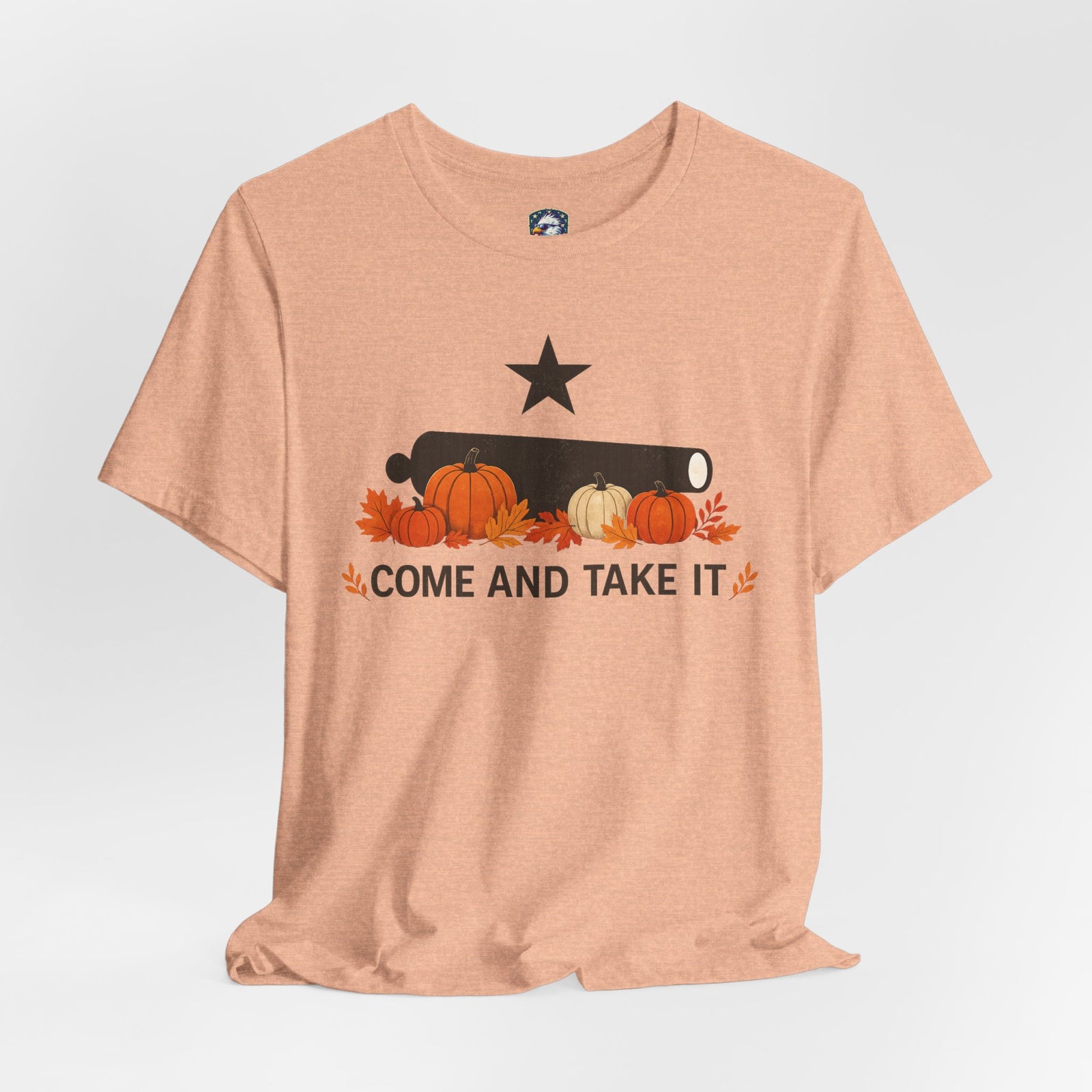 Come And Take It Pumpkin Cannon Tee — Fall Halloween Shirt - 4LibertyShop.com