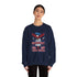Crewneck Sweatshirt — "Less Government More Video Games" Patriotic Gamer Pullover