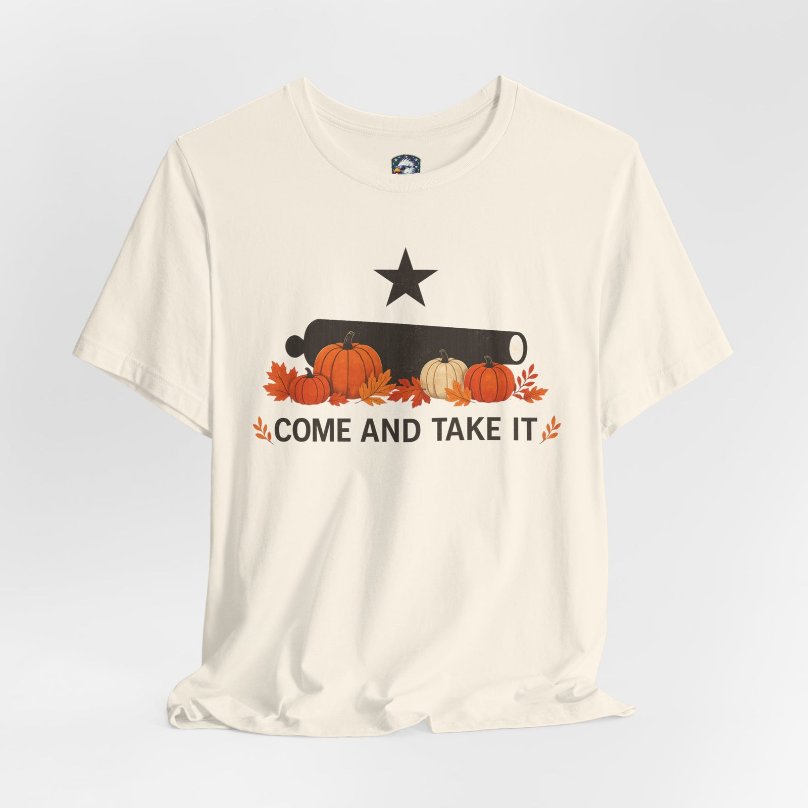 Come And Take It Pumpkin Cannon Tee — Fall Halloween Shirt - 4LibertyShop.com