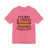 Funny Hot Dog T-Shirt — "It's Not a Party Until My Wiener Comes Out" Graphic Tee