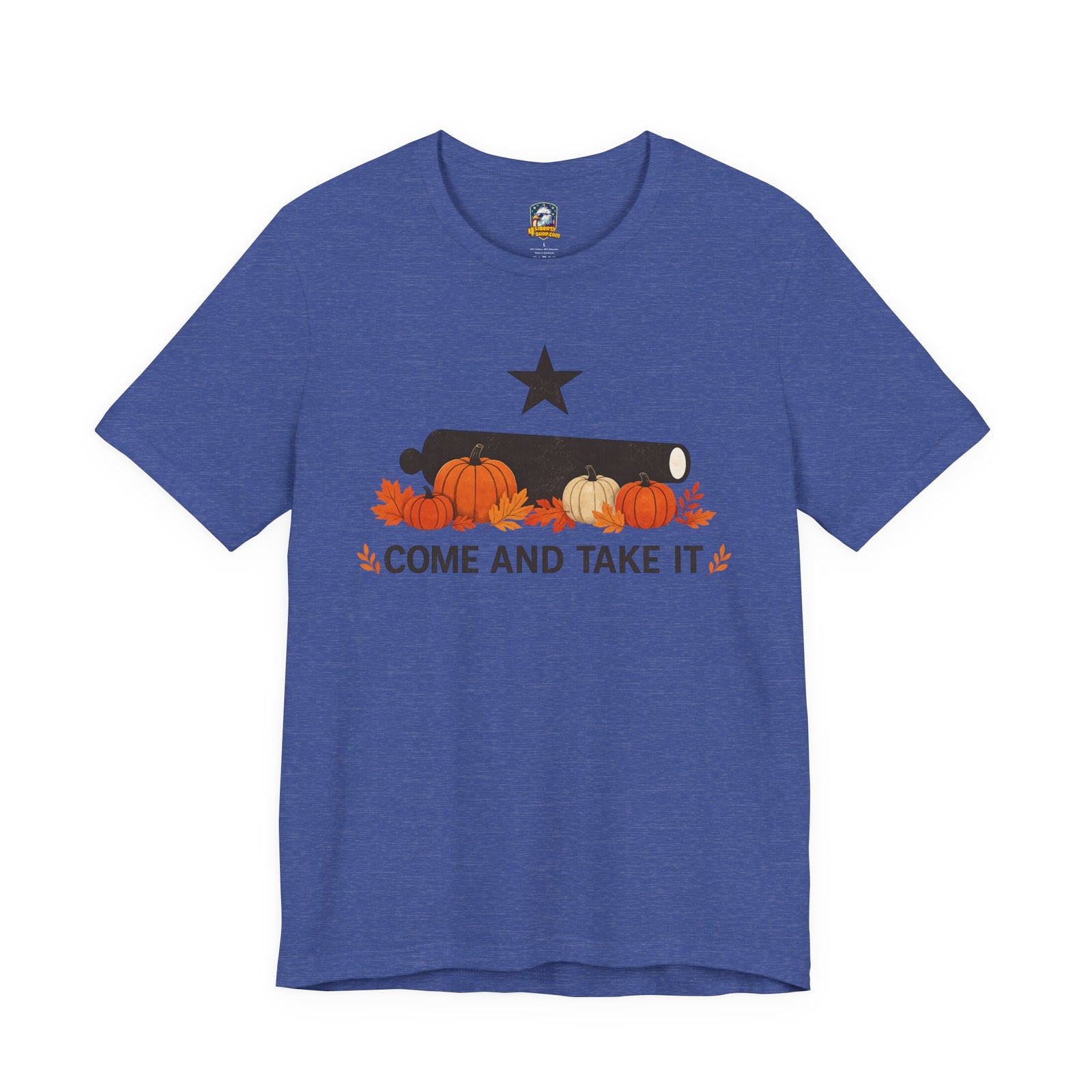 Come And Take It Pumpkin Cannon Tee — Fall Halloween Shirt - 4LibertyShop.com