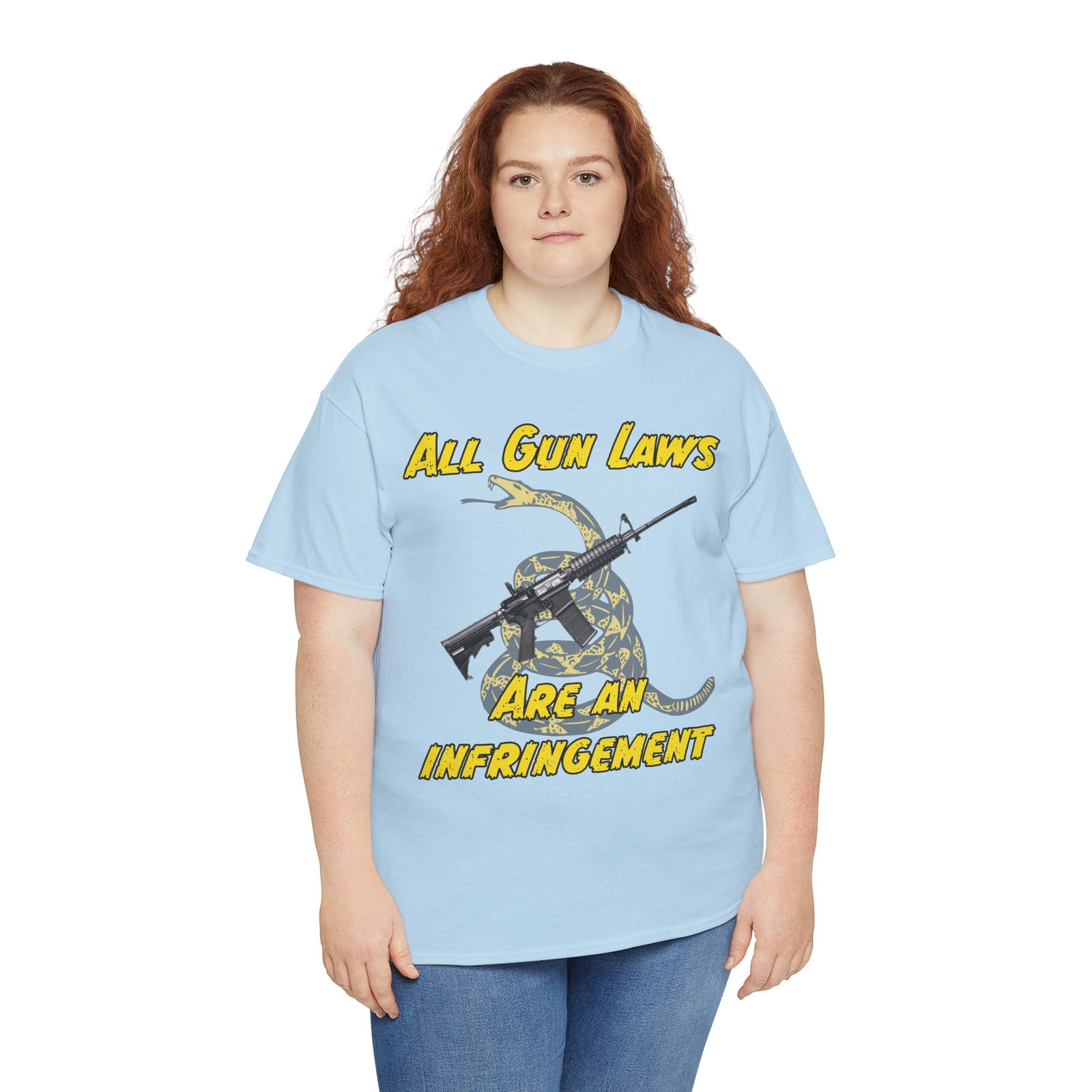 Judge Nap: All Gun Laws Are Infringements AR15 Gadsden T-Shirt