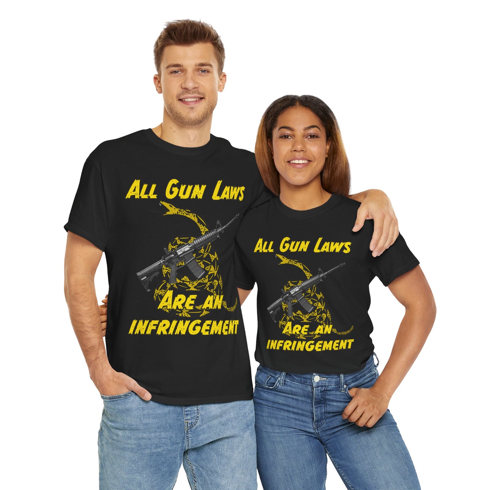 Judge Nap: All Gun Laws Are Infringements AR15 Gadsden T-Shirt