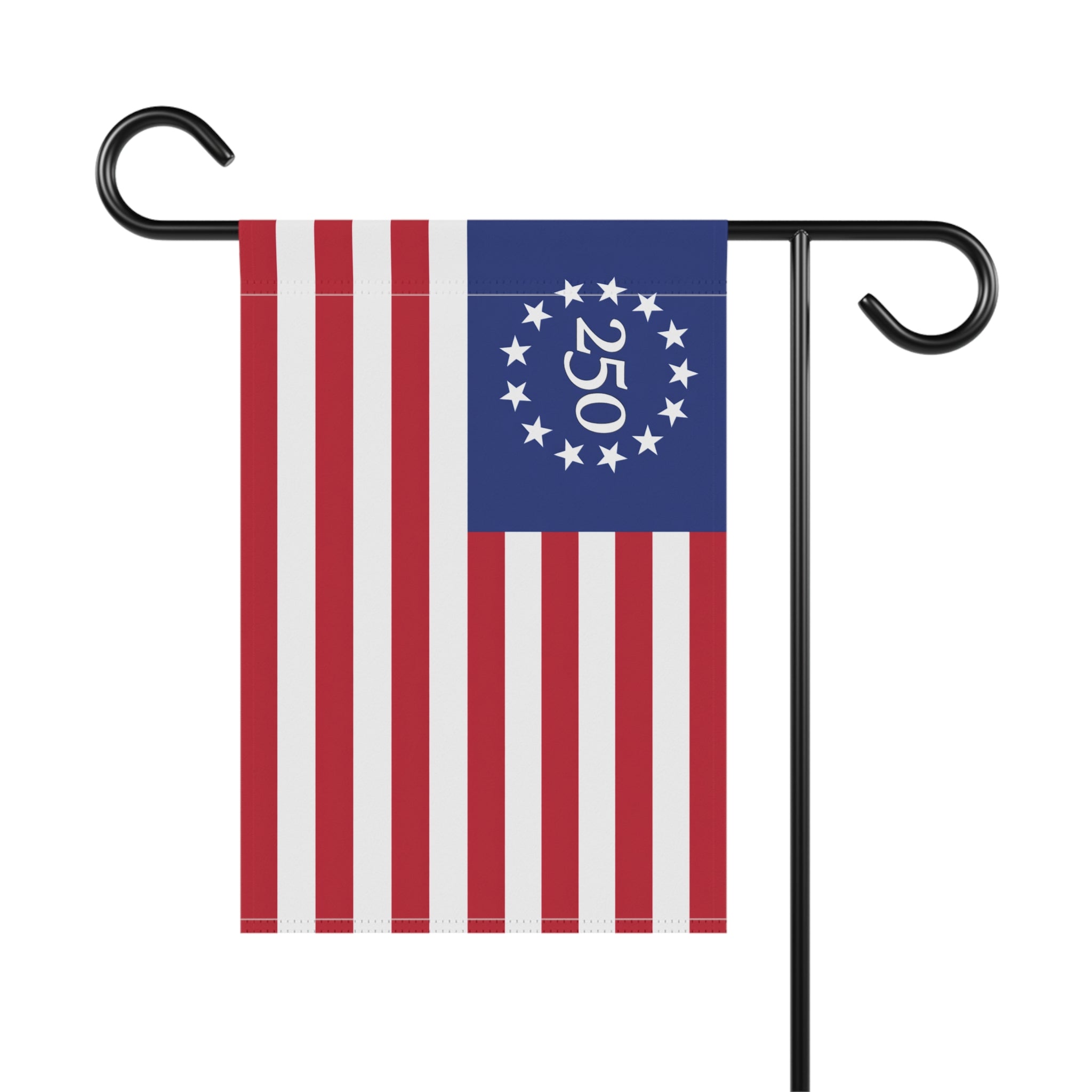 250th Anniversary American Flag Garden Banner - Patriotic House Flag