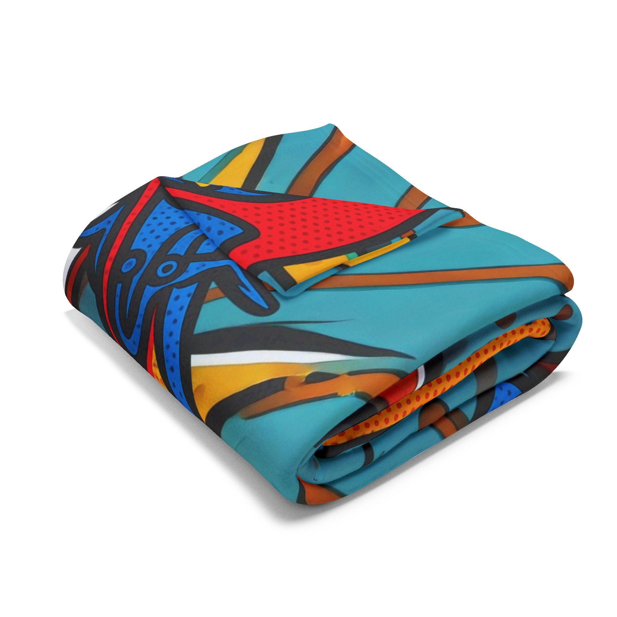 Pop Art Founding Fathers Fleece Blanket