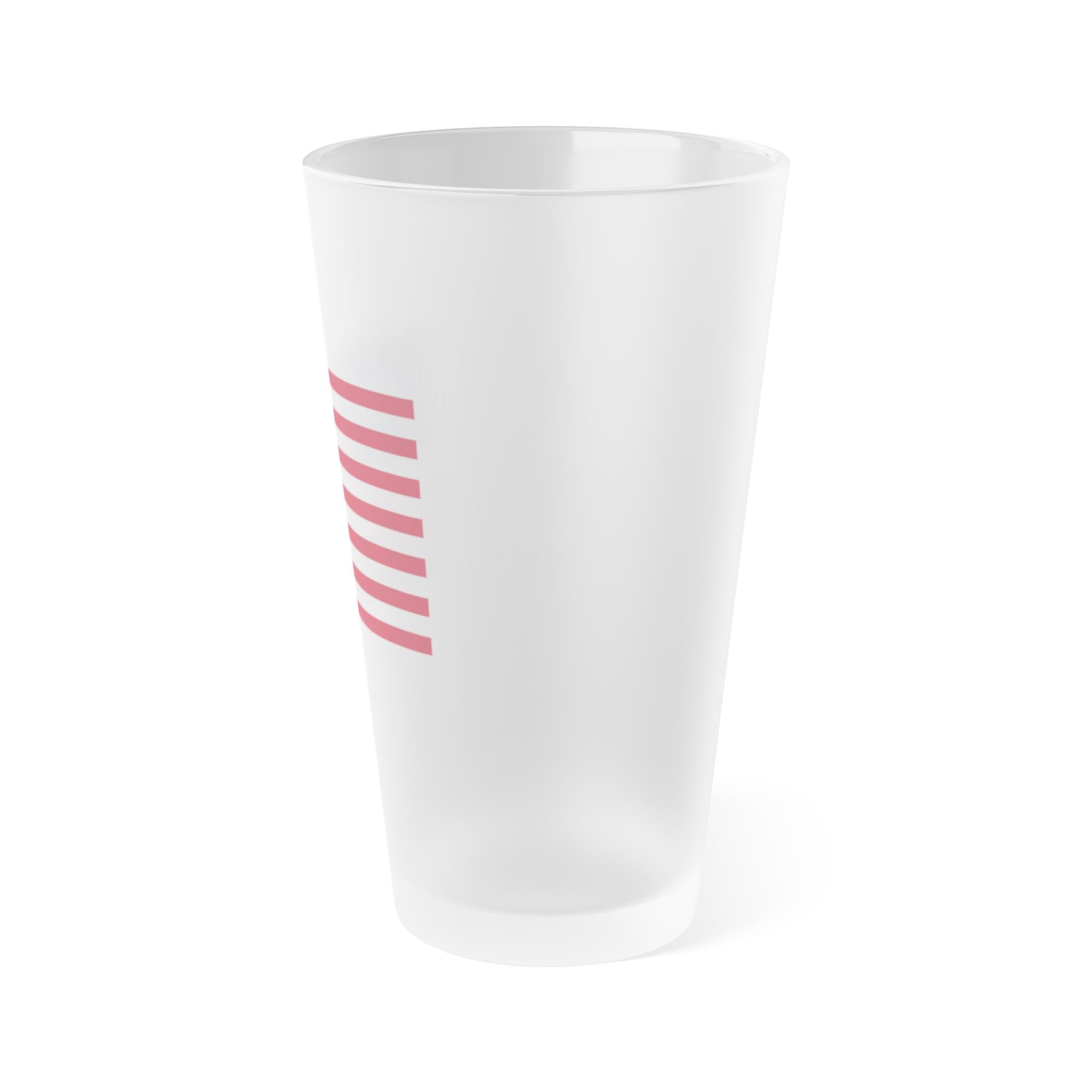 Frosted 16oz Pint Glass – Vintage 13-Star Flag (250th Anniversary)