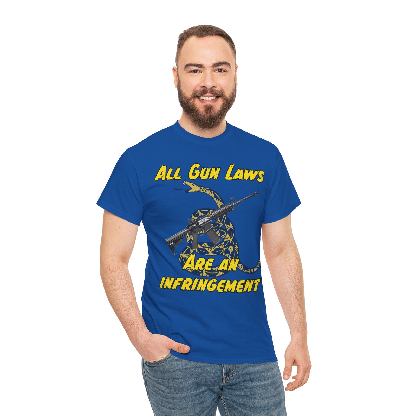 Judge Nap: All Gun Laws Are Infringements AR15 Gadsden T-Shirt