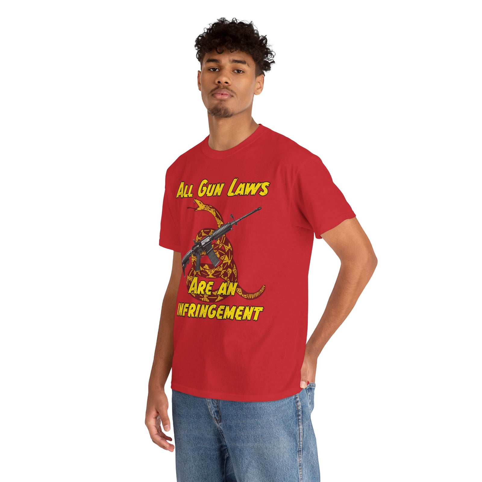 Judge Nap: All Gun Laws Are Infringements AR15 Gadsden T-Shirt