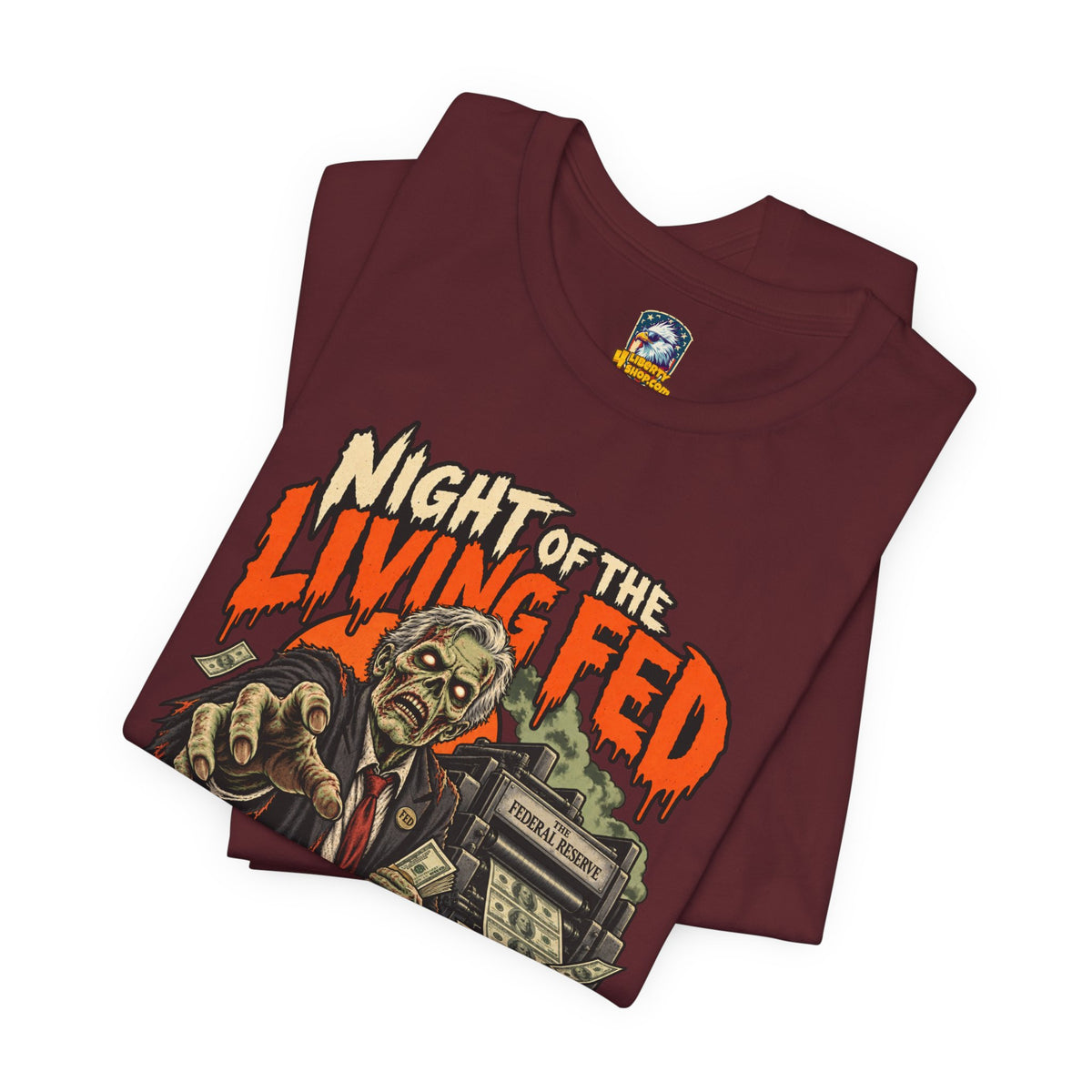 Night of the Living Fed Halloween T-Shirt - 4LibertyShop.com