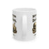 Ceramic Mug — Vintage Skull & Coins Quote Mug ("Nothing Is Certain Except Death & Taxes")