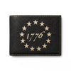 1776 Betsy Ross Stars Leather Wallet