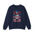 Crewneck Sweatshirt — "Less Government More Video Games" Patriotic Gamer Pullover