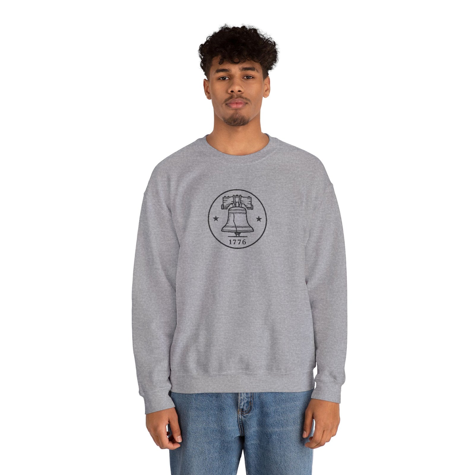 Liberty Bell 1776 Embroidered Sweatshirt