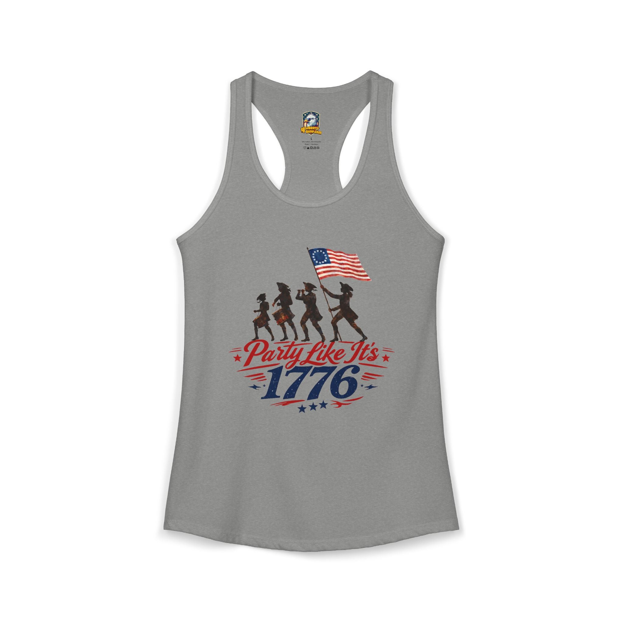 Party Like It's 1776 Women's Ideal Racerback Tank
