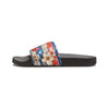 Patriotic Floral Slide Sandals — Women's Removable-Strap Summer Slides
